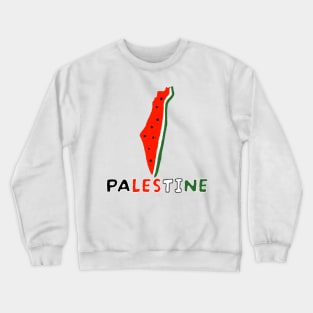 Palestine Watermelon Crewneck Sweatshirt